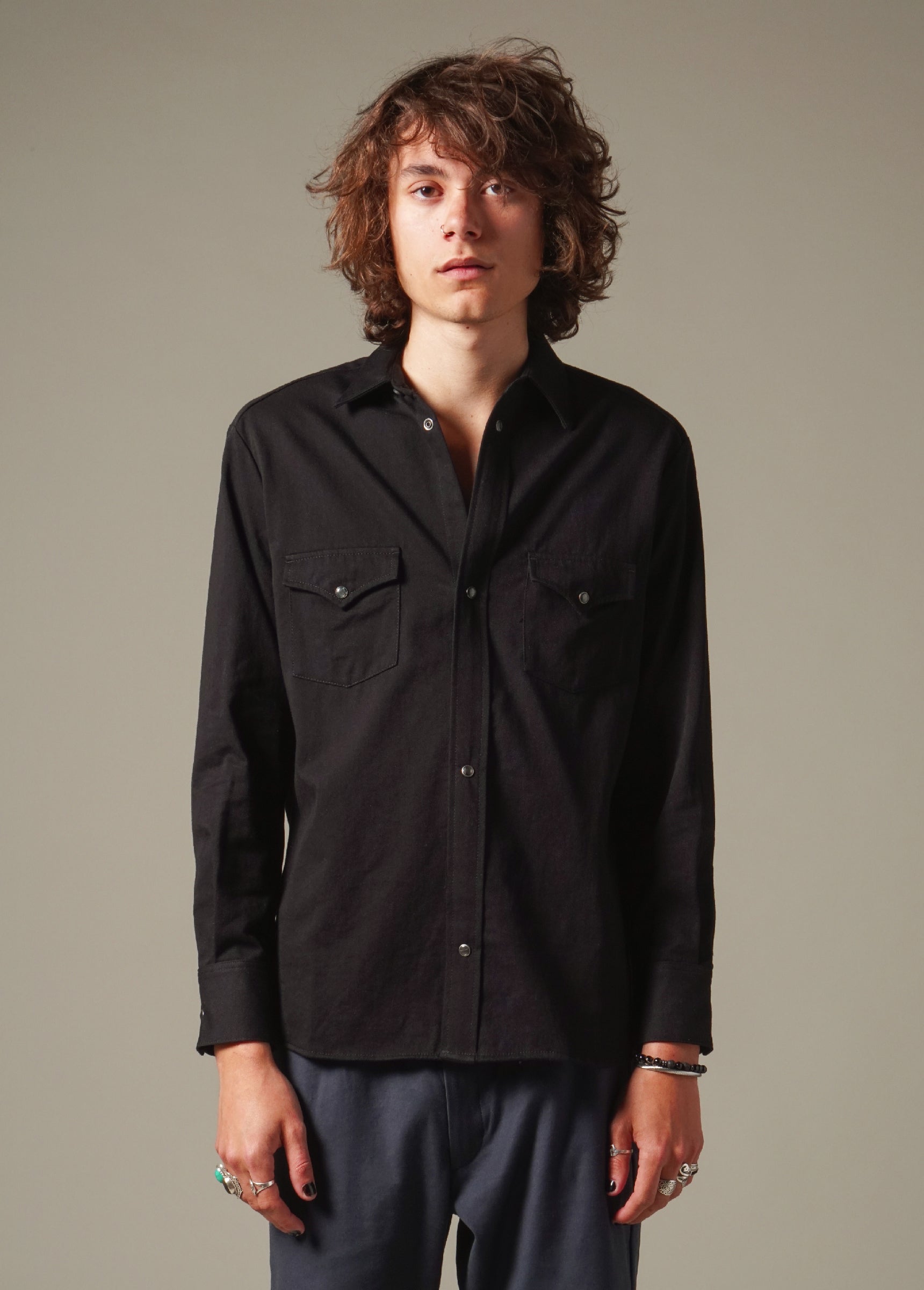 Camisa CLHS2003-Black Western Wear,  